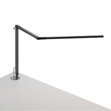 Load image into Gallery viewer, Z-Bar LED Desk Lamp in Silver/Desk Base.
