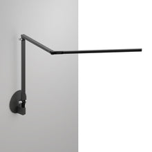 Load image into Gallery viewer, Z-Bar LED Desk Lamp in Silver/Desk Base.
