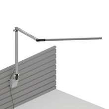 Load image into Gallery viewer, Z-Bar LED Desk Lamp in Metallic Black/Hardwire Wall Mount.
