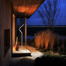 Load image into Gallery viewer, Z-Bar LED Floor Lamp in outdoor.
