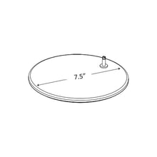Load image into Gallery viewer, Z-Bar Mini/ Z-Bar Solo Mini Base - line drawing.
