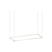 Load image into Gallery viewer, Z-Bar Rectangular LED Pendant Light in 36-Inch/Silver.
