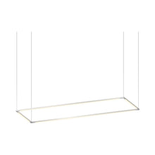 Load image into Gallery viewer, Z-Bar Rectangular LED Pendant Light in 48-Inch/Silver.

