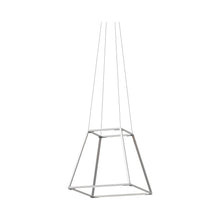 Load image into Gallery viewer, Z-Bar Rise LED Pendant Light in 16-Inch/Silver.
