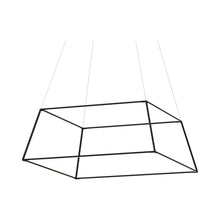 Load image into Gallery viewer, Z-Bar Rise LED Pendant Light in 48-Inch/Matte Black.
