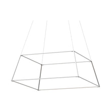 Load image into Gallery viewer, Z-Bar Rise LED Pendant Light in 48-Inch/Silver.
