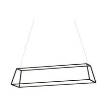 Load image into Gallery viewer, Z-Bar Rise LED Pendant Light in 54-Inch/Matte Black.
