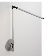 Load image into Gallery viewer, Z-Bar Solo LED Desk Lamp in Silver/Hardwire Wall Mount.
