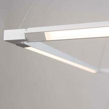 Load image into Gallery viewer, Z-Bar Square LED Pendant Light in Detail.

