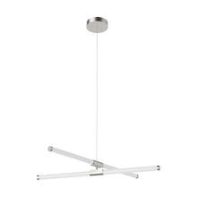 Load image into Gallery viewer, Akari LED Pendant Light in 35.5-Inch/Brushed Nickel.
