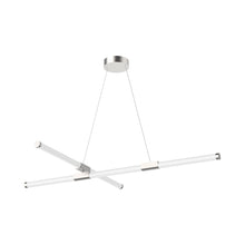 Load image into Gallery viewer, Akari LED Pendant Light in 49.5-Inch/Brushed Nickel.
