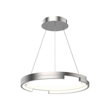 Load image into Gallery viewer, Anello Minor LED Pendant Light in Small/Brushed Nickel.
