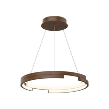 Load image into Gallery viewer, Anello Minor LED Pendant Light in Small/Walnut.
