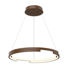Load image into Gallery viewer, Anello Minor LED Pendant Light in Medium/Walnut.
