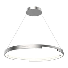 Load image into Gallery viewer, Anello Minor LED Pendant Light in Large/Brushed Nickel.
