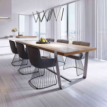 Load image into Gallery viewer, Chute LED Linear Multi Light Pendant Light in office.
