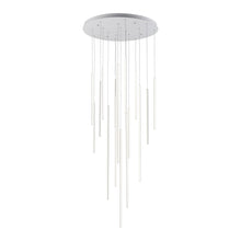 Load image into Gallery viewer, Chute Round LED Pendant Light in Large/White.
