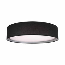 Load image into Gallery viewer, Dalton LED Flush Mount Ceiling Light in Black (Large).
