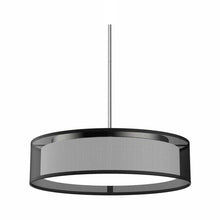 Load image into Gallery viewer, Dalton LED Pendant Light in Black Organza (Small).
