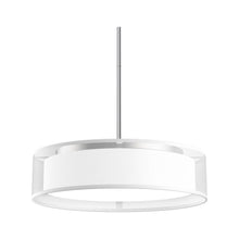 Load image into Gallery viewer, Dalton LED Pendant Light in White Organza (Small).
