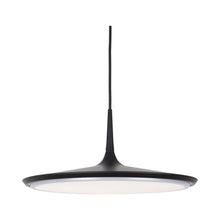 Load image into Gallery viewer, Disc LED Pendant Light in Black.

