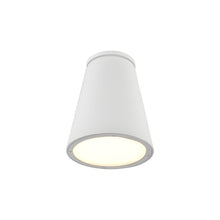 Load image into Gallery viewer, Hartford LED Semi Flush Ceiling Light in Large/White.
