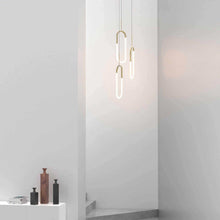 Load image into Gallery viewer, Huron LED Multi Light Pendant Light in bathroom.
