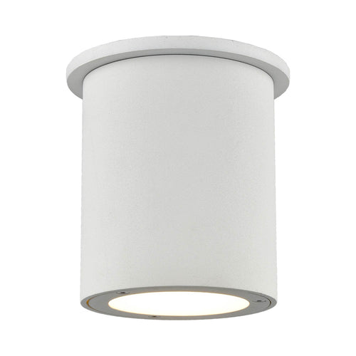 Lamar Outdoor LED Flush Mount Ceiling Light in 4.25-Inch/White.