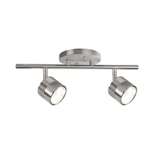 Load image into Gallery viewer, Lyra LED Track Kit in 2-Head/Brushed Nickel.
