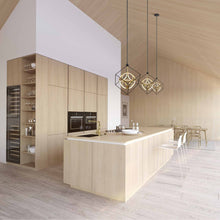 Load image into Gallery viewer, Monza LED Chandelier in kitchen.
