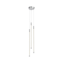 Load image into Gallery viewer, Motif 3-Light LED Pendant Light in Chrome (Large).

