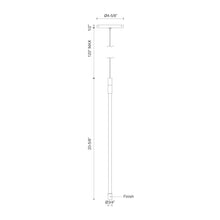 Load image into Gallery viewer, Motif LED Pendant Light - line drawing.
