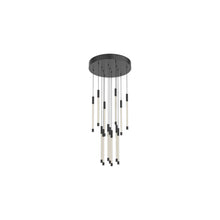 Load image into Gallery viewer, Motif Round LED Pendant Light in Detail.
