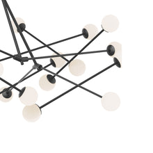 Load image into Gallery viewer, Moto LED Chandelier in Detail.
