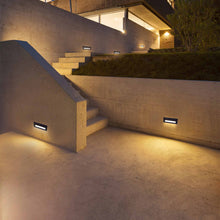 Load image into Gallery viewer, Newport Outdoor LED Recessed Wall Light in outdoor.
