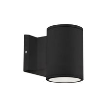 Load image into Gallery viewer, Nordic Outdoor LED Wall Light in Black (Small).
