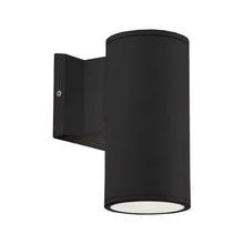 Load image into Gallery viewer, Nordic Outdoor LED Wall Light in Black (Large).
