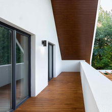 Load image into Gallery viewer, Nordic Outdoor LED Wall Light in hallway.
