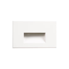 Load image into Gallery viewer, Sonic Recessed LED Step / Wall Light in Horizontal/White.
