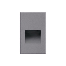 Load image into Gallery viewer, Sonic Recessed LED Step / Wall Light in Vertical/Grey.
