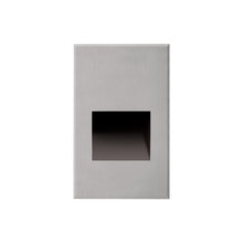 Load image into Gallery viewer, Sonic Recessed LED Step / Wall Light in Vertical/Stainless Steel.
