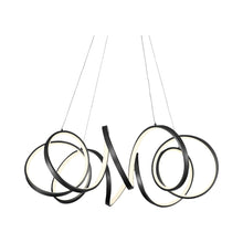 Load image into Gallery viewer, Synergy LED Pendant Light in Large/Black.
