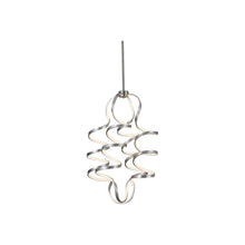 Load image into Gallery viewer, Synergy Vertical LED Pendant Light in Small/Antique Silver.
