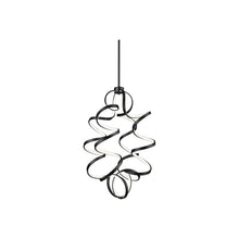 Load image into Gallery viewer, Synergy Vertical LED Pendant Light in Small/Black.
