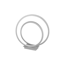 Load image into Gallery viewer, Twist LED Table Lamp in Small/Antique Silver.
