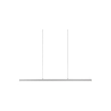 Load image into Gallery viewer, Vega LED Rectangular Pendant Light in Brushed Nickel (45-Inch).
