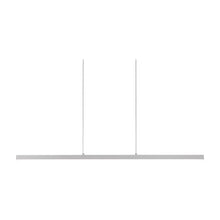 Load image into Gallery viewer, Vega LED Rectangular Pendant Light in Brushed Nickel (56-Inch).
