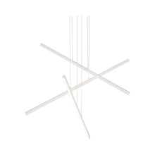 Load image into Gallery viewer, Vega LED Multi Light Pendant Light in White (3-Bar).
