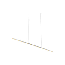 Load image into Gallery viewer, Vega Minor LED Linear Pendant Light in Brushed Nickel (Small).
