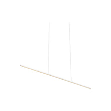 Load image into Gallery viewer, Vega Minor LED Linear Pendant Light in White (Small).
